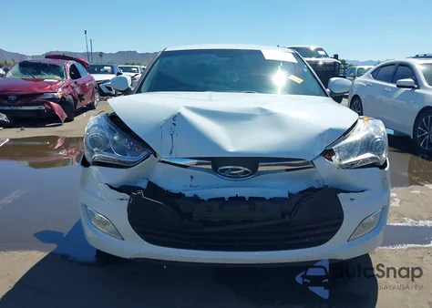 2014 Hyundai Veloster Re:flex W/Black из США, поврежденный, VIN KMHTC6AD4EU213537